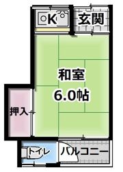 杉本ハイツの間取り画像