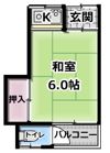 杉本ハイツの間取り画像