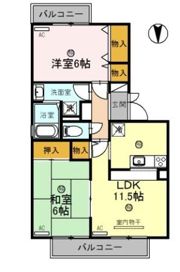 ネオパーチェ B棟の間取り画像