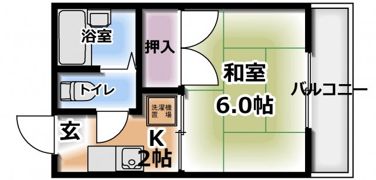 エスト香里の間取り画像