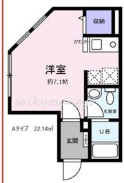 AdonisⅡ（アドニスⅡ）の間取り画像