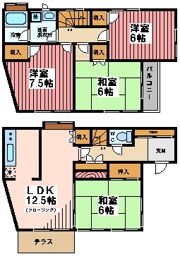 柴崎貸家の間取り画像