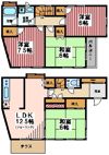 柴崎貸家の間取り画像