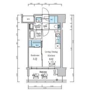 デュオフラッツ仙台木町通リネアの間取り画像
