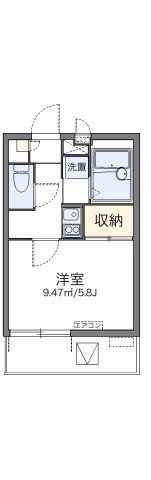 レオパレスオネスティの間取り画像