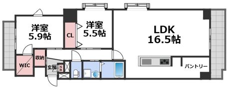 ISM 今里の間取り画像