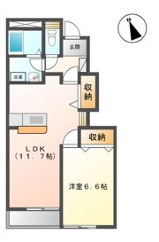 ヴィラ アマーブレスの間取り画像