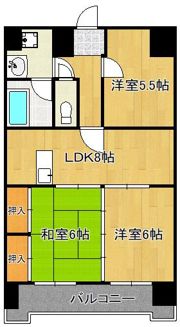 エムズコート沼本町の間取り画像