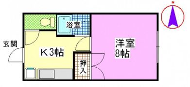 メゾン森の間取り画像