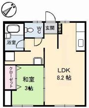 コーポ筒井の間取り画像
