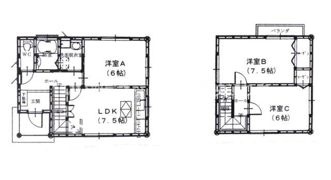 グリーンハイツ柞田ⅡKの間取り画像