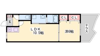 ロータスコート長田の間取り画像