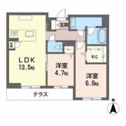 シャーメゾンエバンスの間取り画像