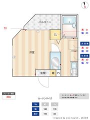 ダイヤモンドハウス北千住の間取り画像