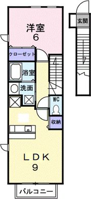 バレーフィールドⅡの間取り画像