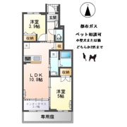 東五城字西大堀新築アパートの間取り画像