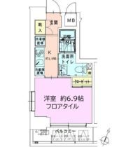 門前仲町レジデンス弐番館の間取り画像