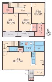 BLOOM COURTの間取り画像