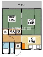 山下アパートAの間取り画像