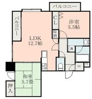 アニバーサリー58の間取り画像