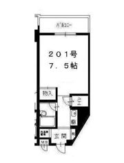 西灘駅前ハイツの間取り画像