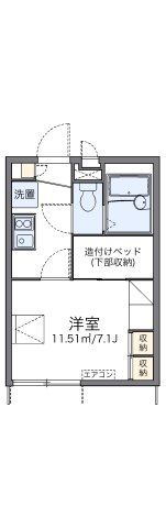 レオパレスストリームⅡの間取り画像