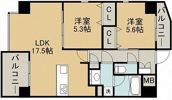 ロイヤルコンフォート龍田の間取り画像