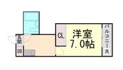 メゾン豊中パート16の間取り画像