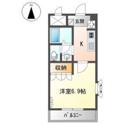 グランセ田宮Ⅱの間取り画像