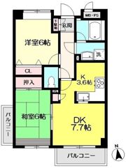 プレミール赤塚Ⅱの間取り画像