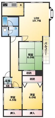 幸町IMAハウスの間取り画像
