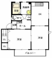 シャーメゾンシェスタⅠの間取り画像