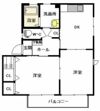 シャーメゾンシェスタⅠの間取り画像