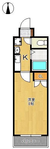 アルテハイム小倉の間取り画像