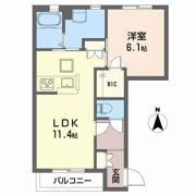 ヴィラーチェ中村 B棟の間取り画像