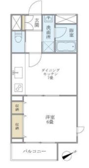 WELL House東大井の間取り画像