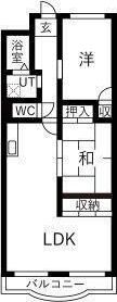 Belong枚方東1番館の間取り画像