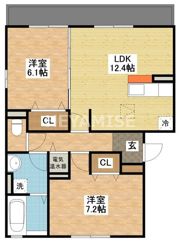 ロイヤルガーデン木場の間取り画像