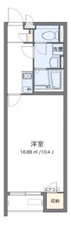 クレイノグランドゥール備前の間取り画像