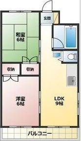 清風マンションの間取り画像