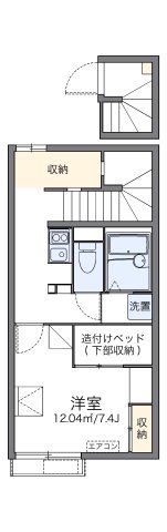 レオパレスブライトセゾンの間取り画像