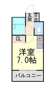 サンライズセカンドの間取り画像