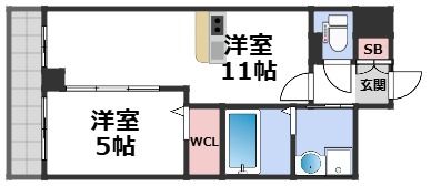 VITA荒本の間取り画像