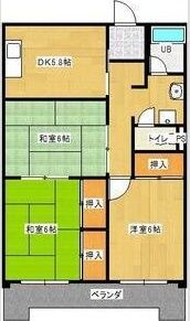 コーポ憩の間取り画像