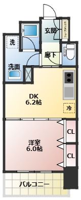 エステムコート新大阪Xザ・ゲートの間取り画像