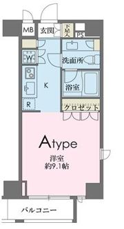 ドゥーエ南麻布の間取り画像