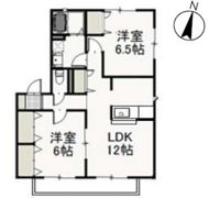 リジョイスタウン Bの間取り画像