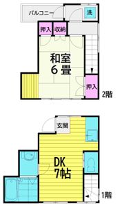 西水元5丁目メゾンの間取り画像