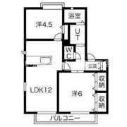カサベルデBの間取り画像