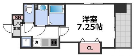 Luxe深江橋の間取り画像